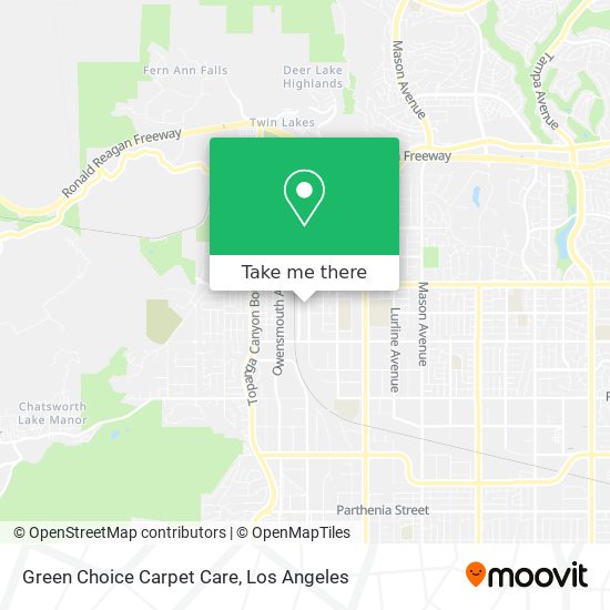 Green Choice Carpet Care map