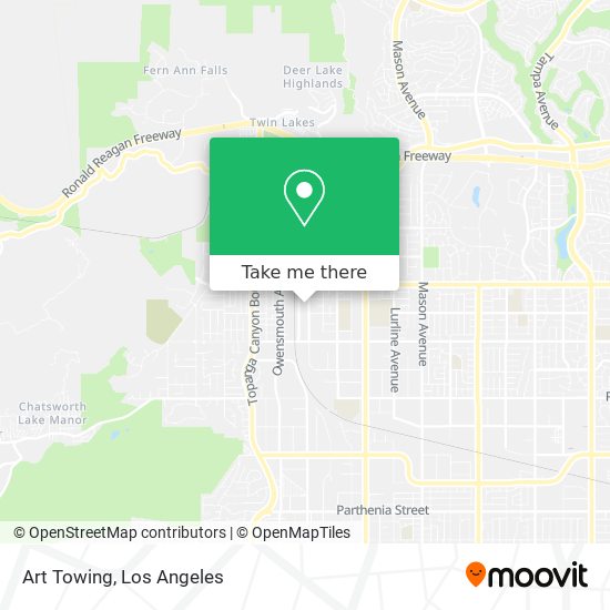 Art Towing map