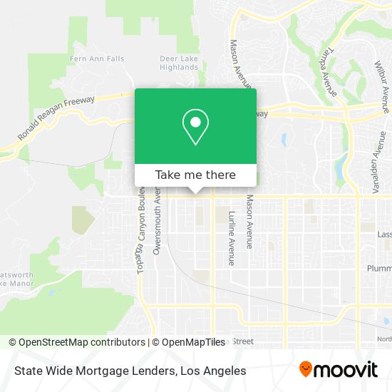 State Wide Mortgage Lenders map