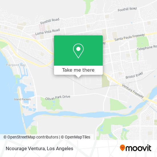 Ncourage Ventura map