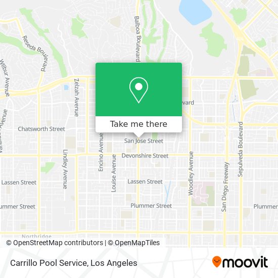 Carrillo Pool Service map