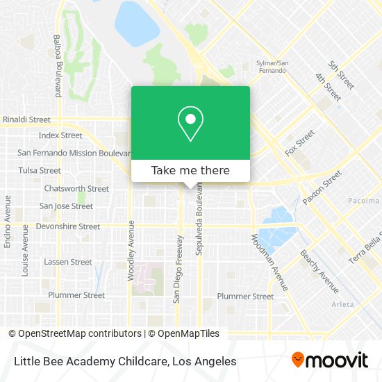 Mapa de Little Bee Academy Childcare