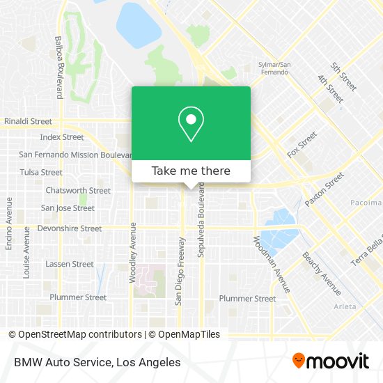 BMW Auto Service map