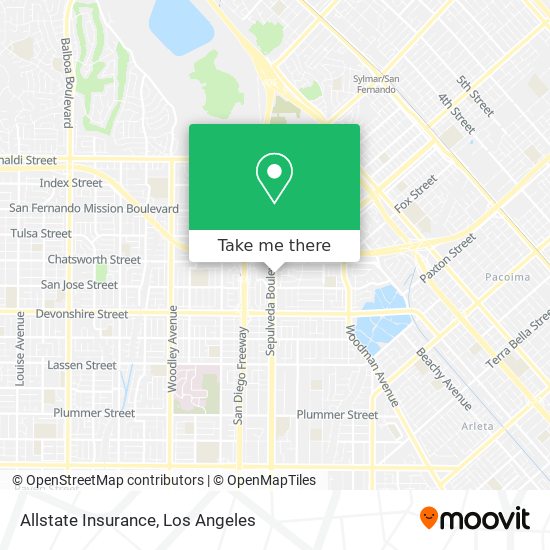 Allstate Insurance map