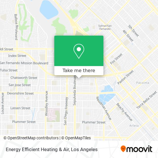 Mapa de Energy Efficient Heating & Air