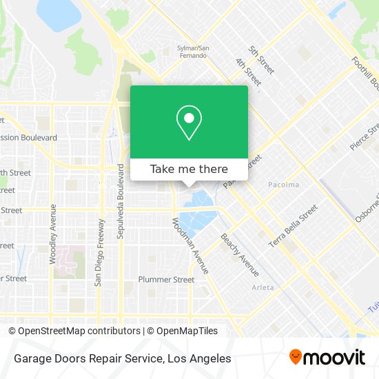 Mapa de Garage Doors Repair Service