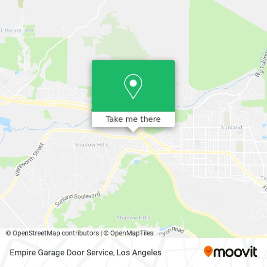 Empire Garage Door Service map