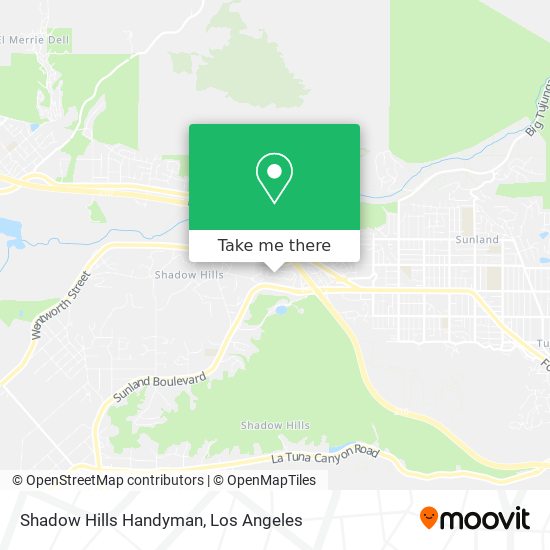 Mapa de Shadow Hills Handyman