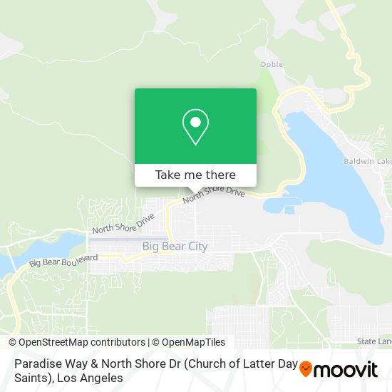 Paradise Way & North Shore Dr (Church of Latter Day Saints) map