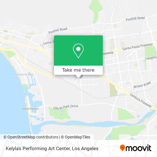 Kelyla's Performing Art Center map