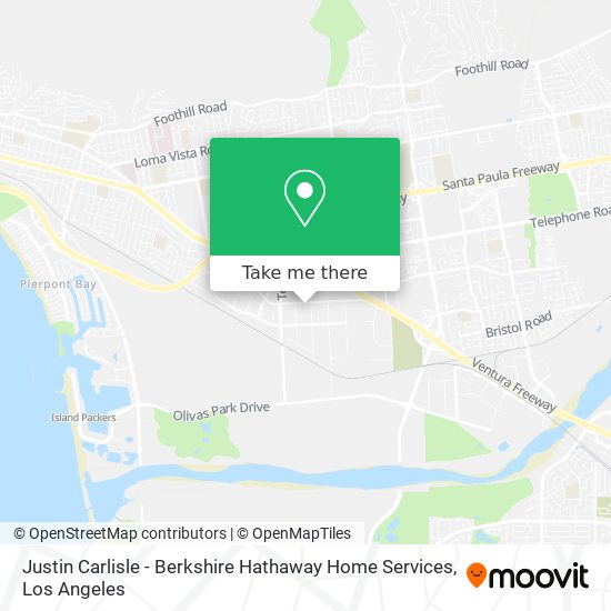 Mapa de Justin Carlisle - Berkshire Hathaway Home Services
