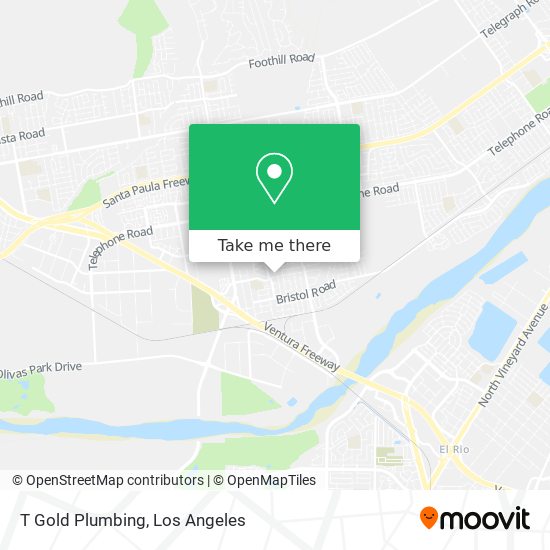 Mapa de T Gold Plumbing