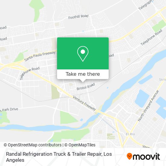 Randal Refrigeration Truck & Trailer Repair map
