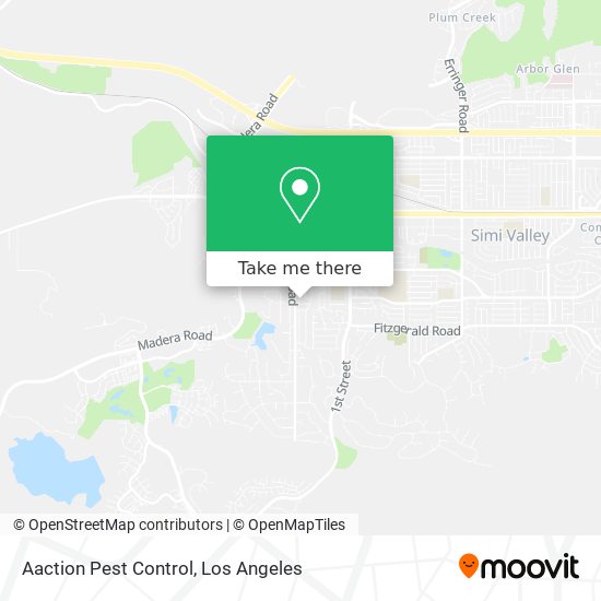 Aaction Pest Control map