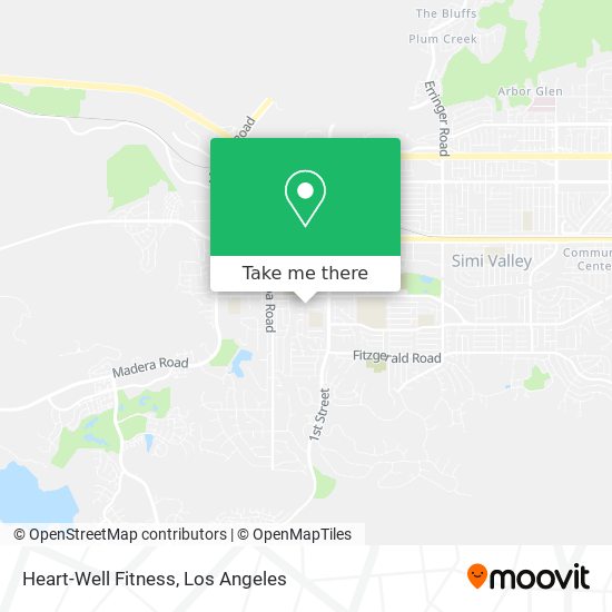 Heart-Well Fitness map