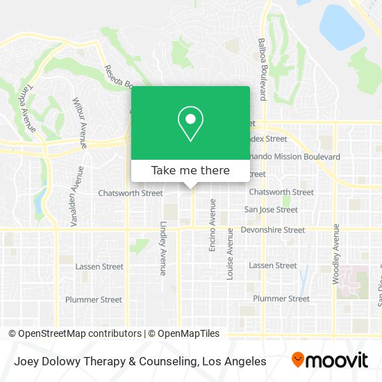 Mapa de Joey Dolowy Therapy & Counseling