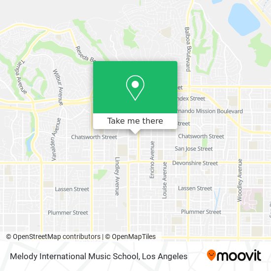 Mapa de Melody International Music School