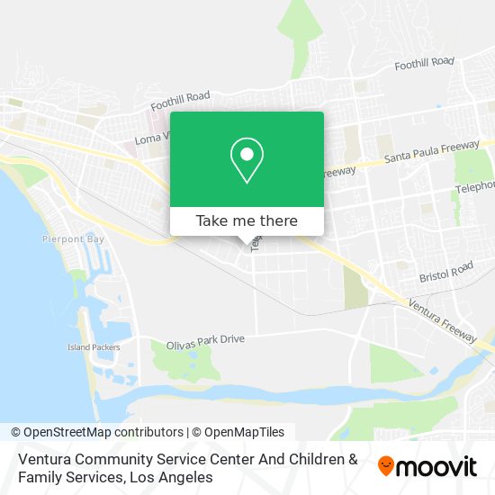 Mapa de Ventura Community Service Center And Children & Family Services