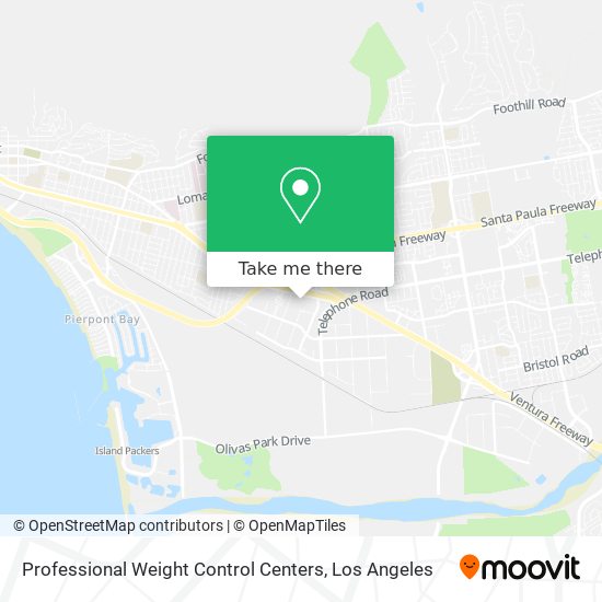 Professional Weight Control Centers map