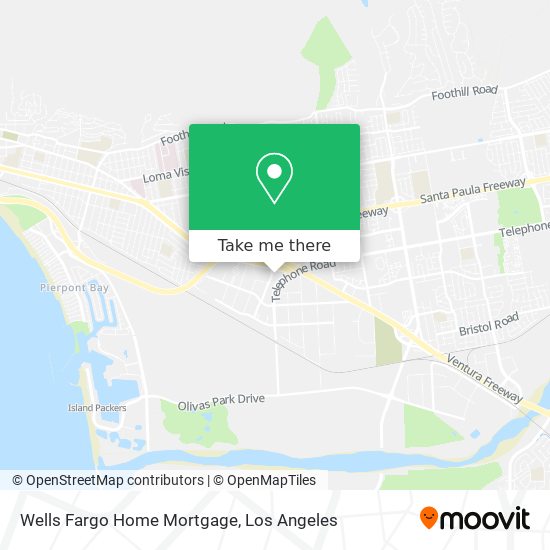 Wells Fargo Home Mortgage map