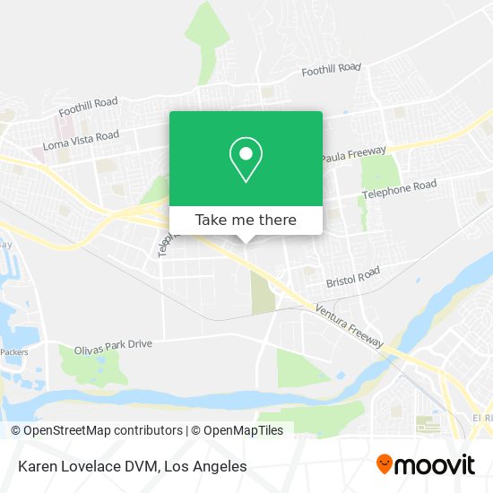 Karen Lovelace DVM map