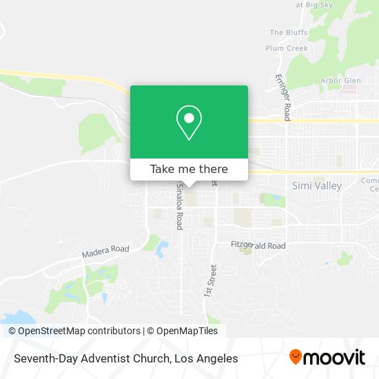 Seventh-Day Adventist Church map