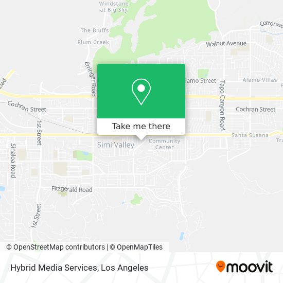 Hybrid Media Services map