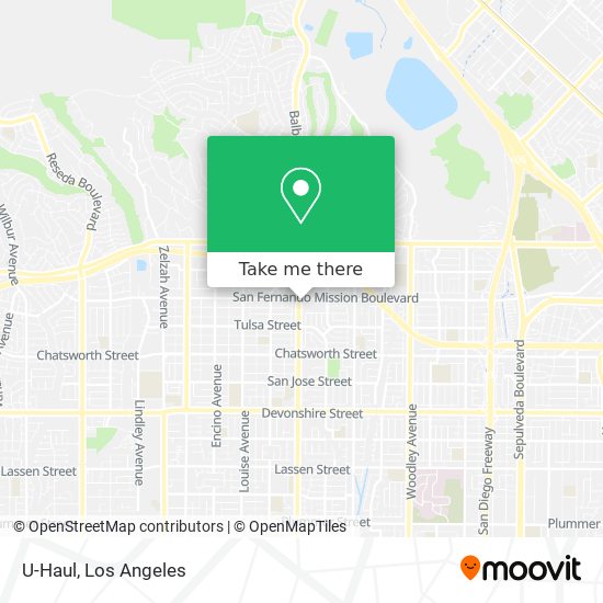 U-Haul map