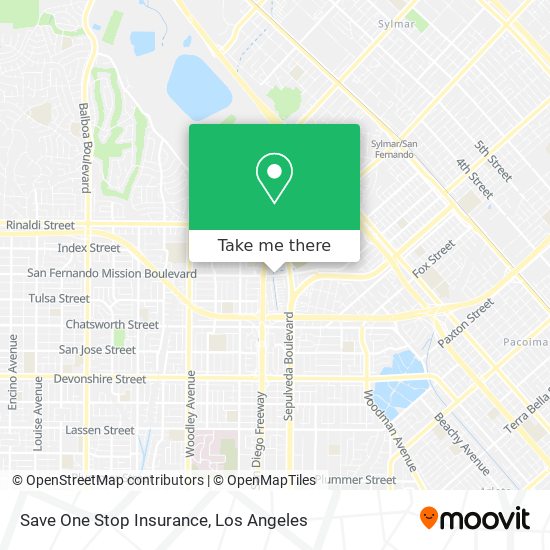 Mapa de Save One Stop Insurance