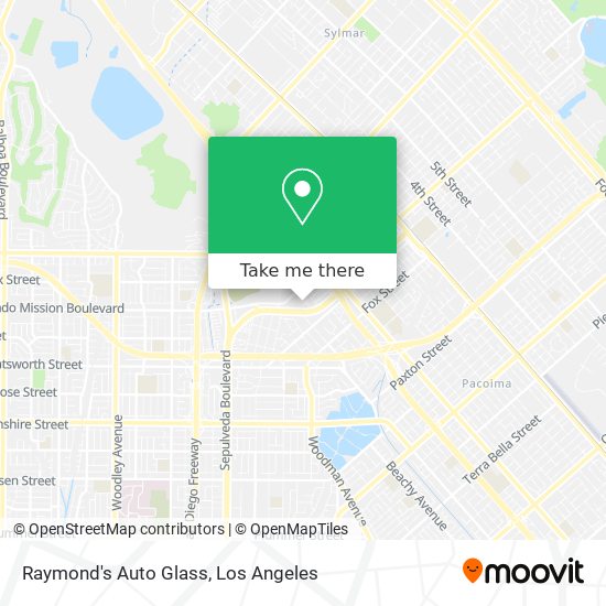 Mapa de Raymond's Auto Glass
