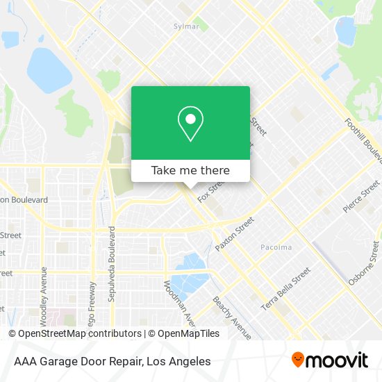 Mapa de AAA Garage Door Repair