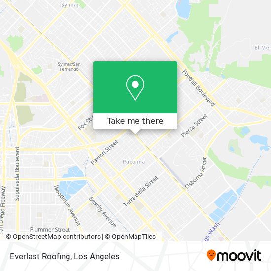 Everlast Roofing map