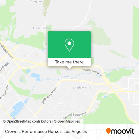 Crown L Performance Horses map