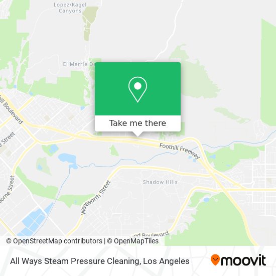 Mapa de All Ways Steam Pressure Cleaning