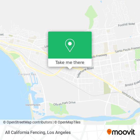 Mapa de All California Fencing