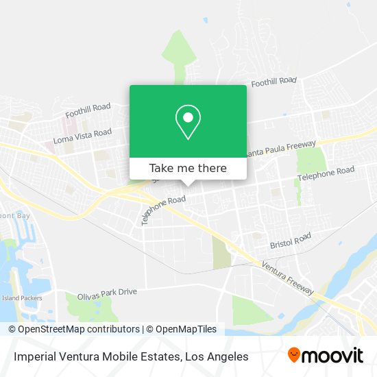 Imperial Ventura Mobile Estates map