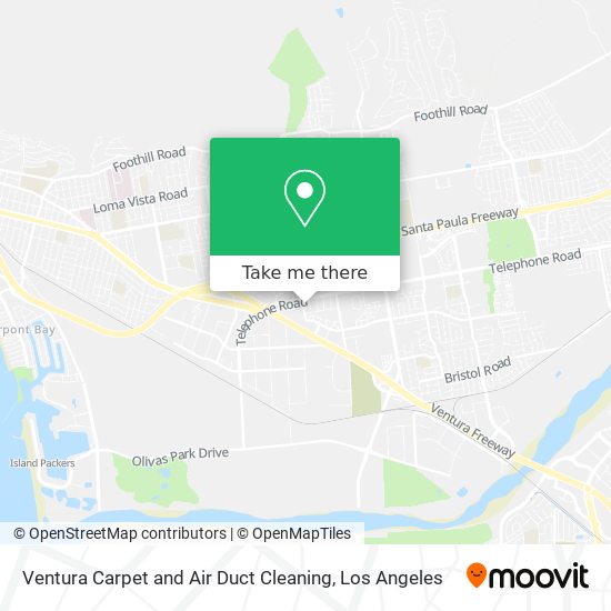 Ventura Carpet and Air Duct Cleaning map