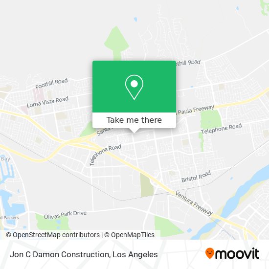 Jon C Damon Construction map