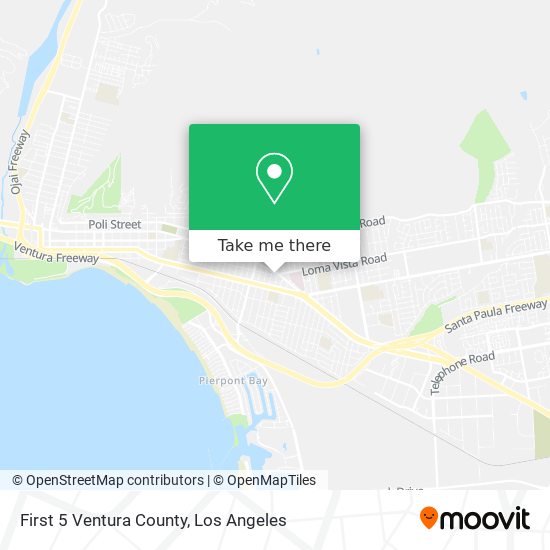 Mapa de First 5 Ventura County