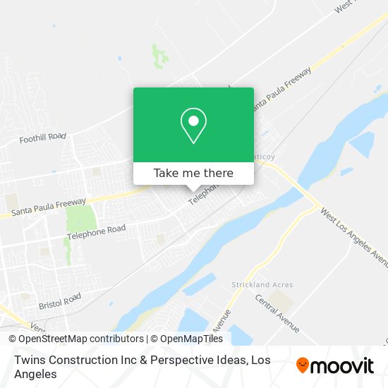 Mapa de Twins Construction Inc & Perspective Ideas