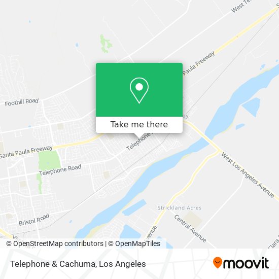 Telephone & Cachuma map