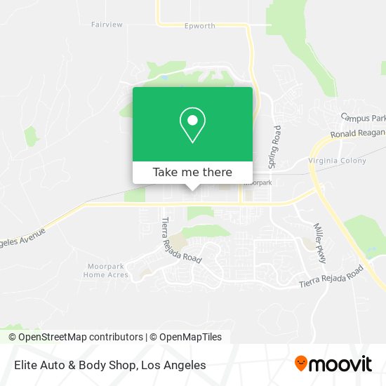 Elite Auto & Body Shop map