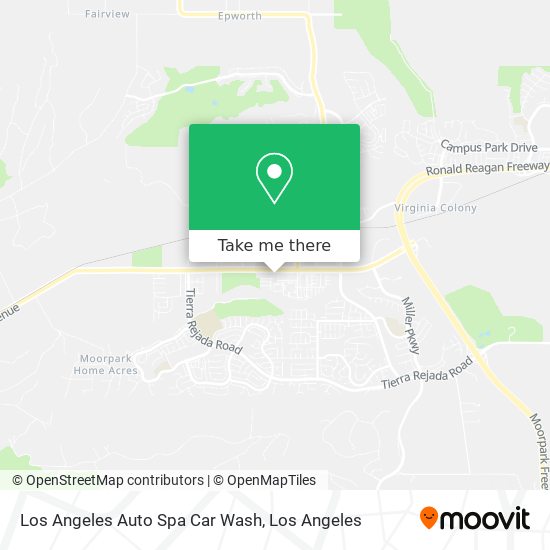 Mapa de Los Angeles Auto Spa Car Wash