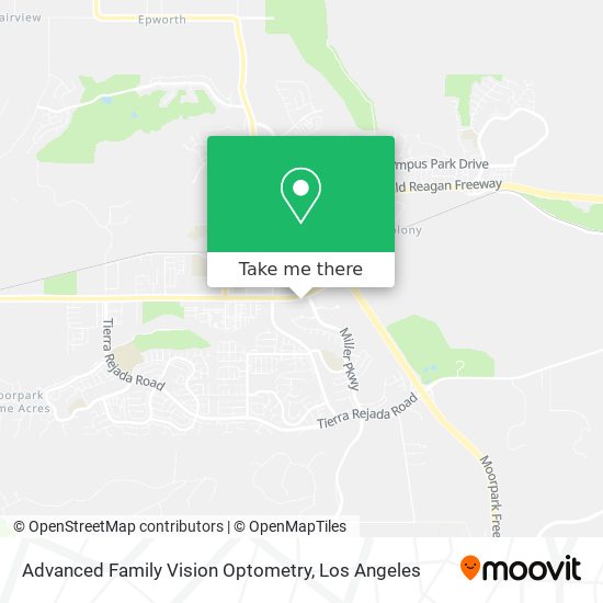 Mapa de Advanced Family Vision Optometry