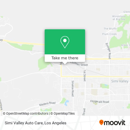 Simi Valley Auto Care map