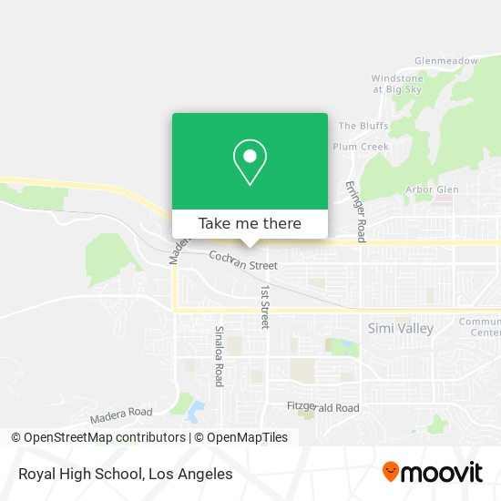 Royal High School map