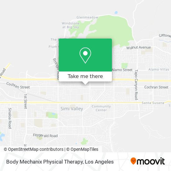 Body Mechanix Physical Therapy map