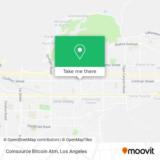 Mapa de Coinsource Bitcoin Atm