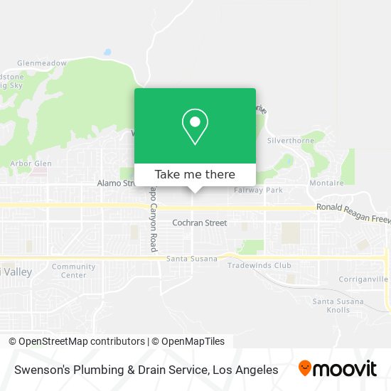 Mapa de Swenson's Plumbing & Drain Service