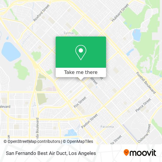 Mapa de San Fernando Best Air Duct